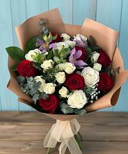 Букет цветов из:  Розы и Альстромерии в Губдене