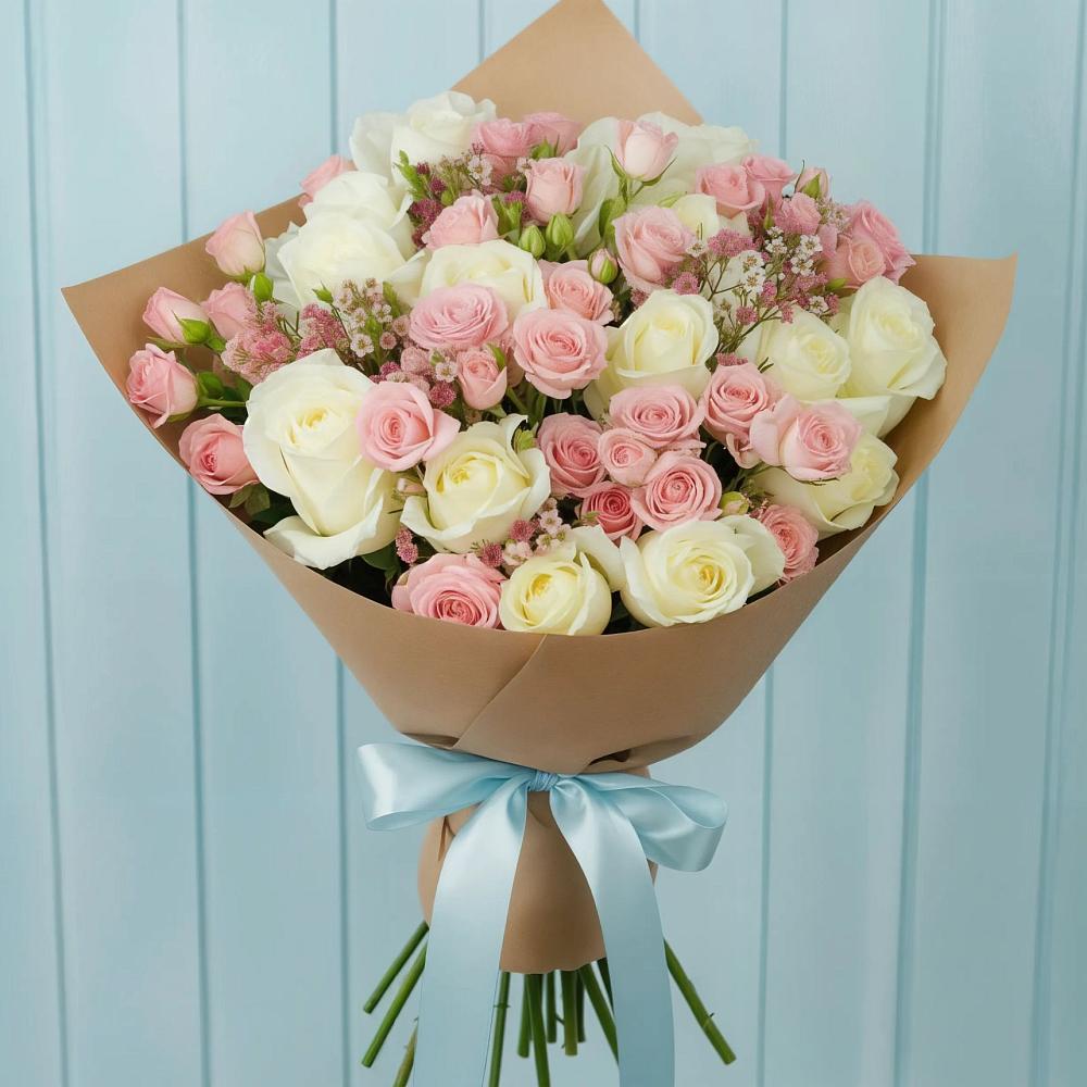 Букет цветов из: Розы в Губдене