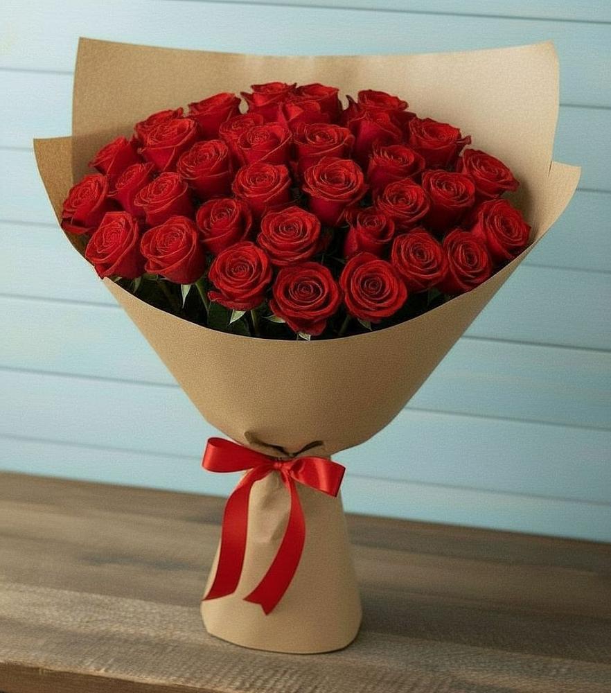 Букет Красные розы Милано в Губдене
