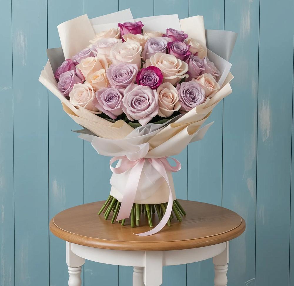 Букет цветов из: Розы в Губдене