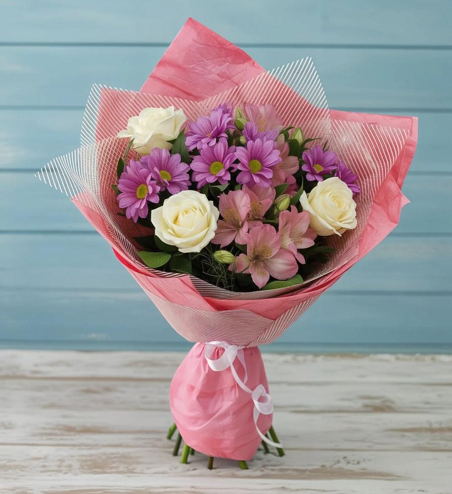 Букет цветов из: Герберы в Губдене